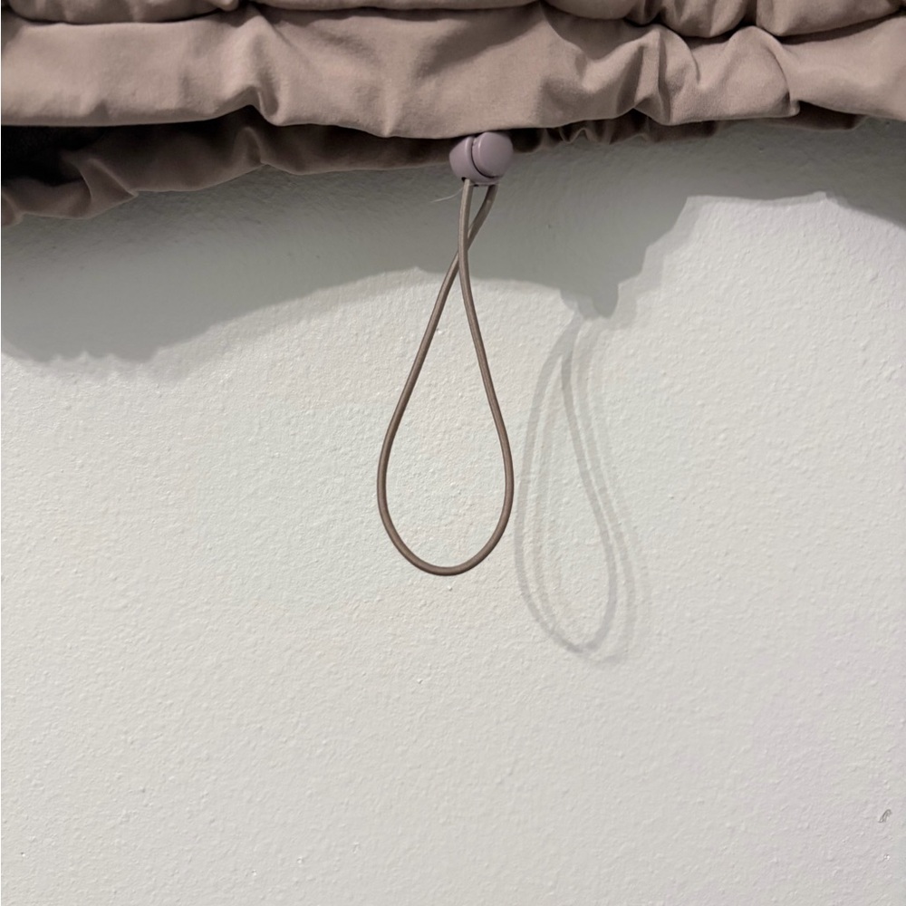 Reversible Tan Quarter-Zip Pullover Jacket - image 4